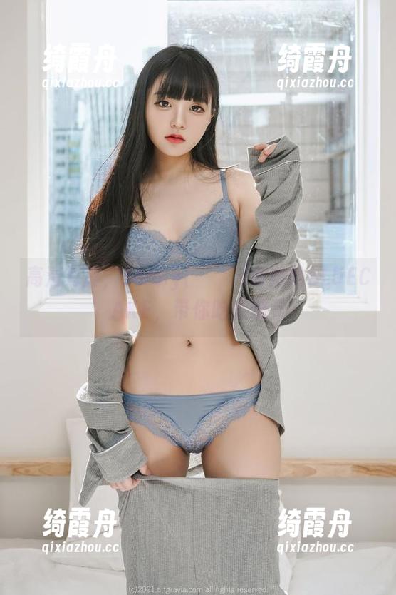 高清写真，Jenny(정제니)和她的BLUECAKE，带你吃瓜观天